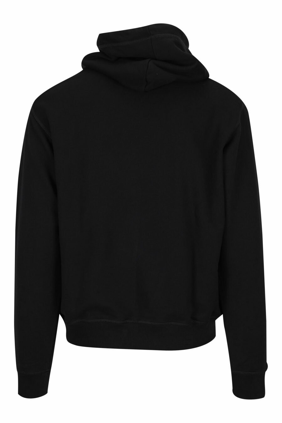 Dsquared2 - Black hooded sweatshirt with basketball dog print - BLS Fashion