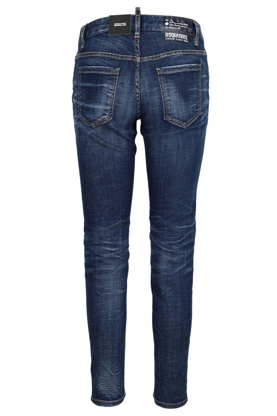 Pantalon en denim bleu "Jennifer Jean", semi-frisé - 8054148309732 2