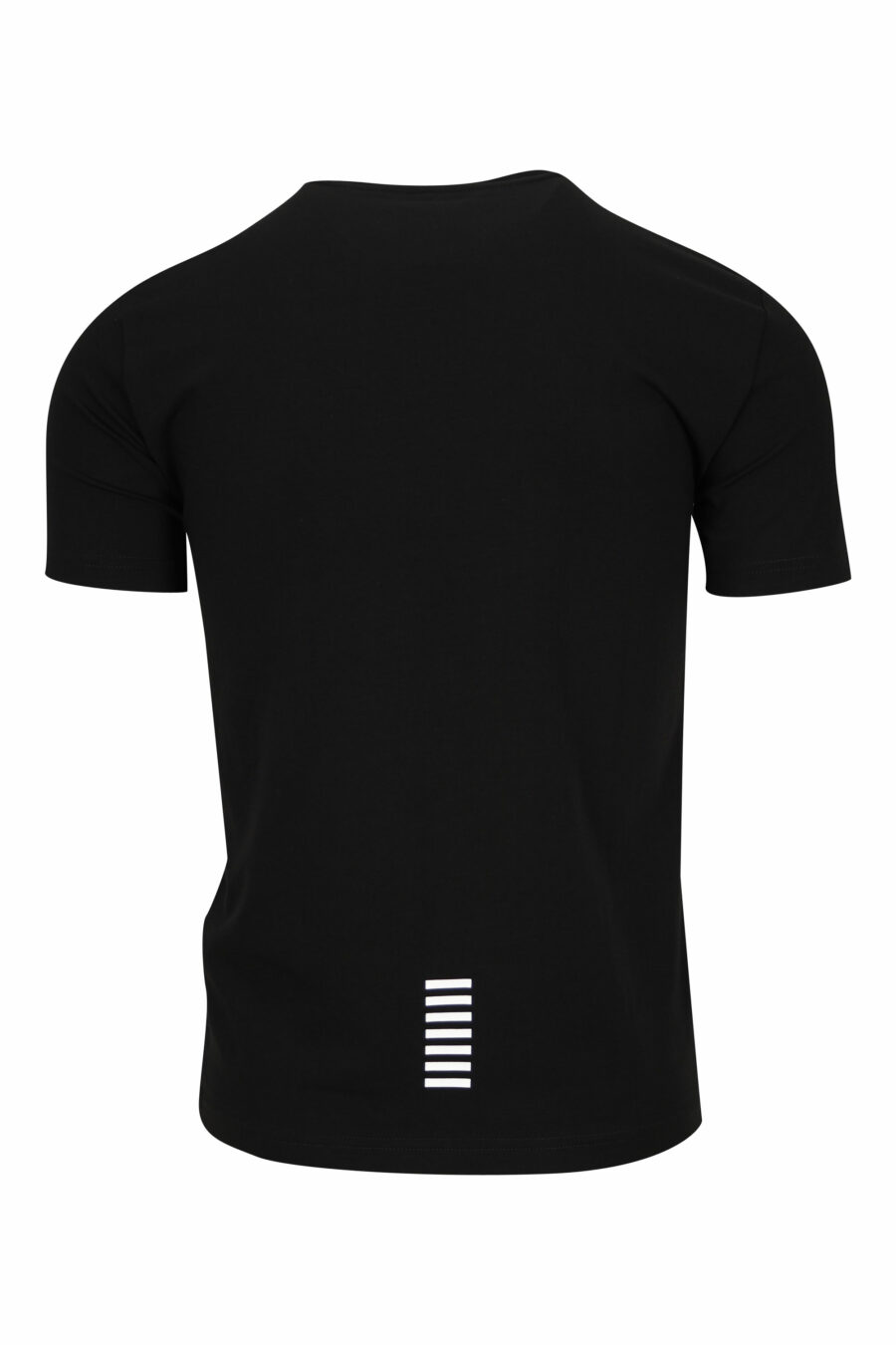 Black T-shirt with rubber "lux identity" minilogue - 8055187168106 1