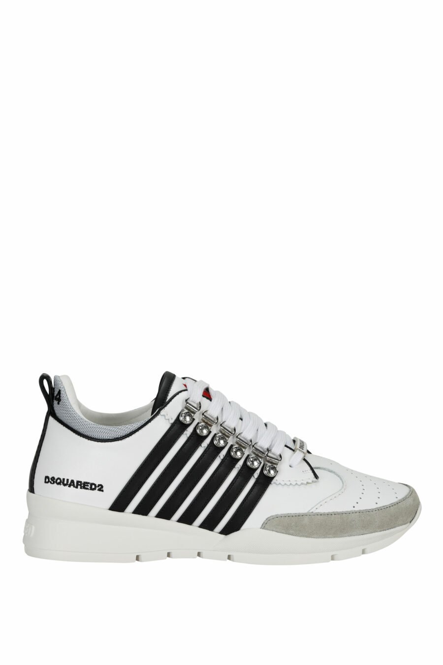 White trainers "legendary" with black stripes - 8055777300930