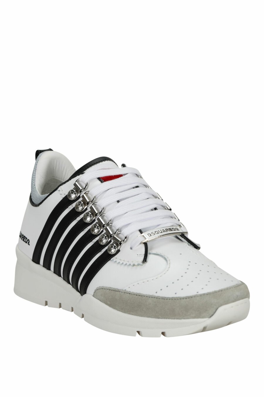 White trainers "legendary" with black stripes - 8055777300930 1