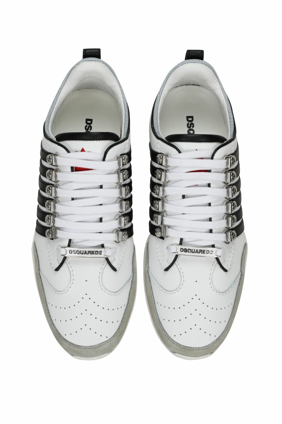 White trainers "legendary" with black stripes - 8055777300930 4