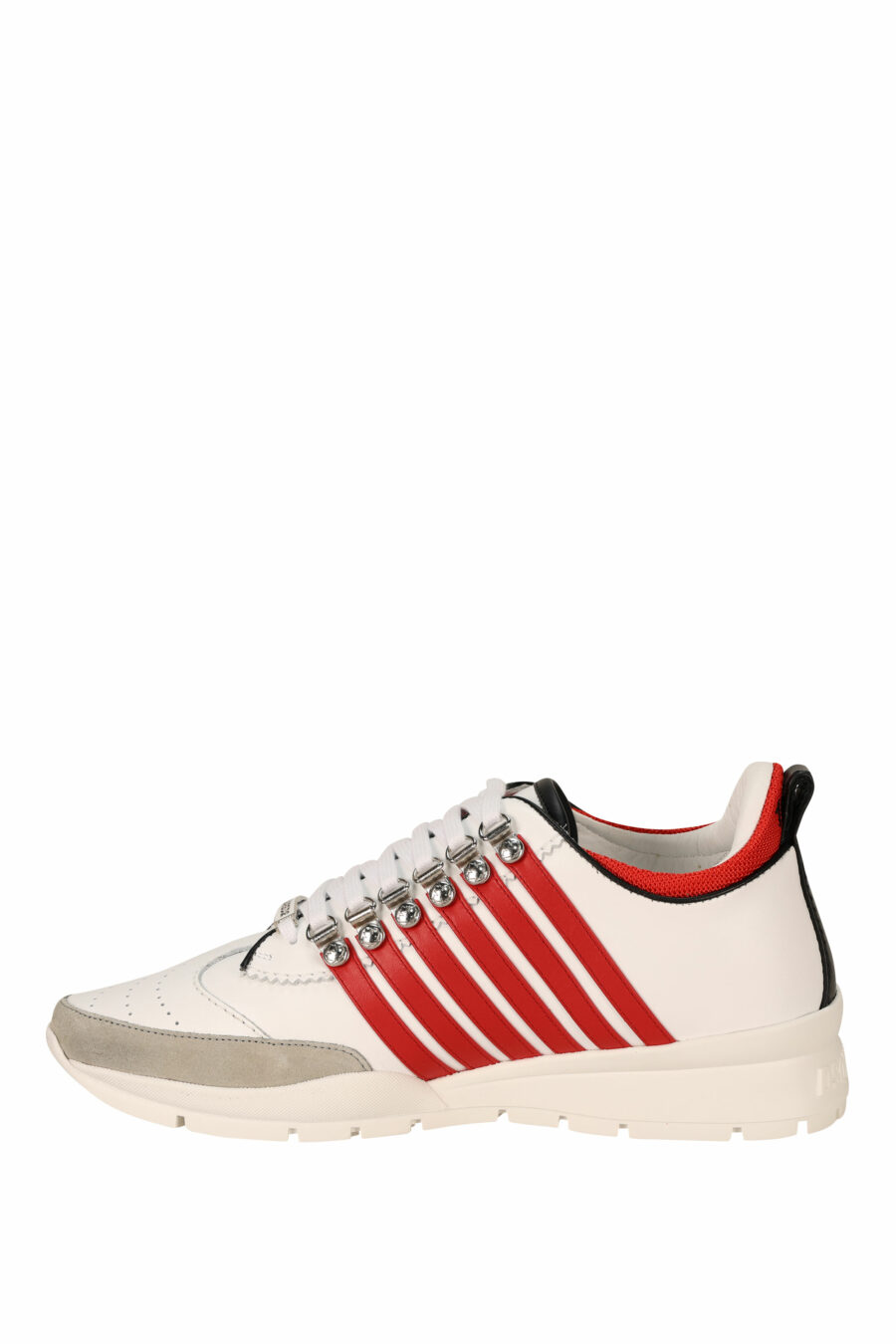 White trainers with red lines and white sole - 8055777300985 2