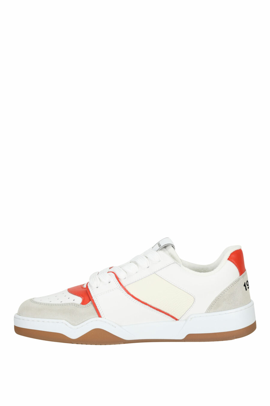 Zapatillas blancas "spyker" con rojo y gris - 8055777301814 2