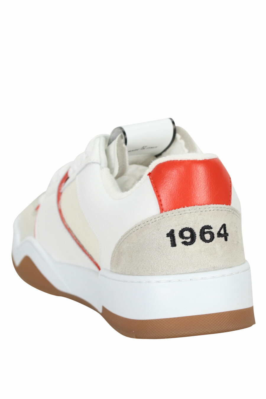 Zapatillas blancas "spyker" con rojo y gris - 8055777301814 3