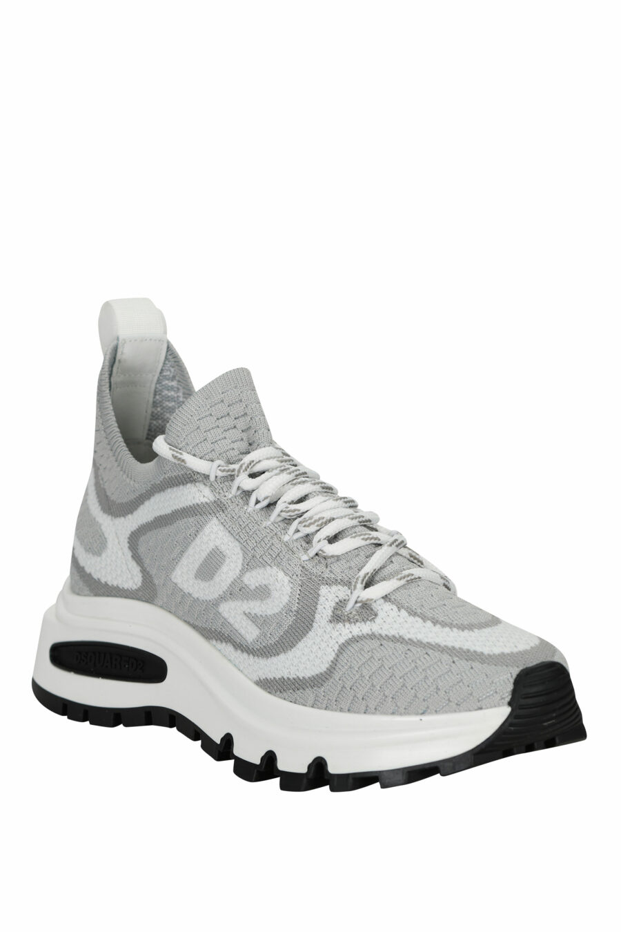 Zapatillas grises "Run D2" con suela cámara de aire - 8055777309858 1