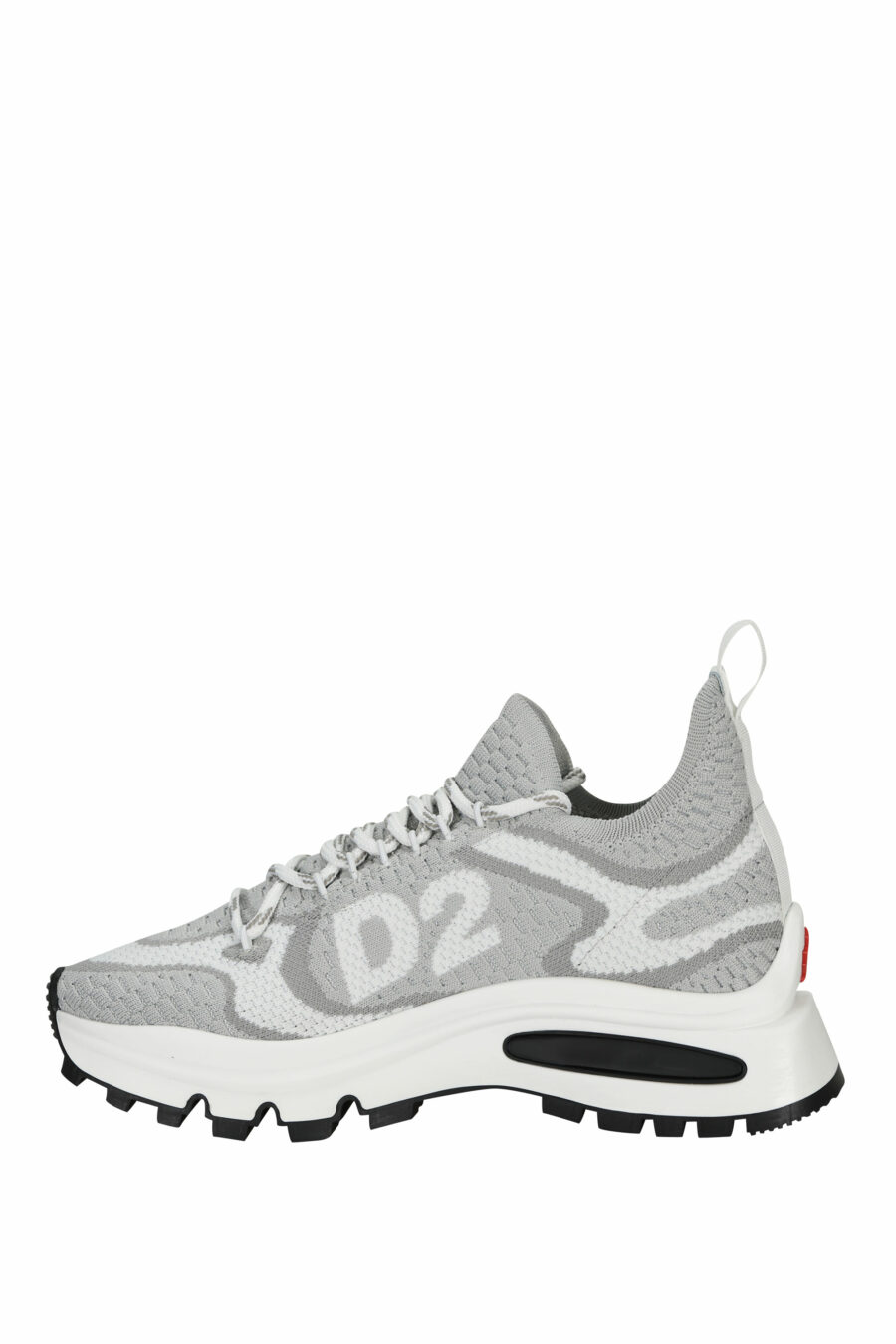 Zapatillas grises "Run D2" con suela cámara de aire - 8055777309858 2