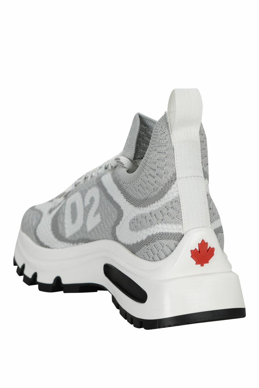 Zapatillas grises "Run D2" con suela cámara de aire - 8055777309858 3