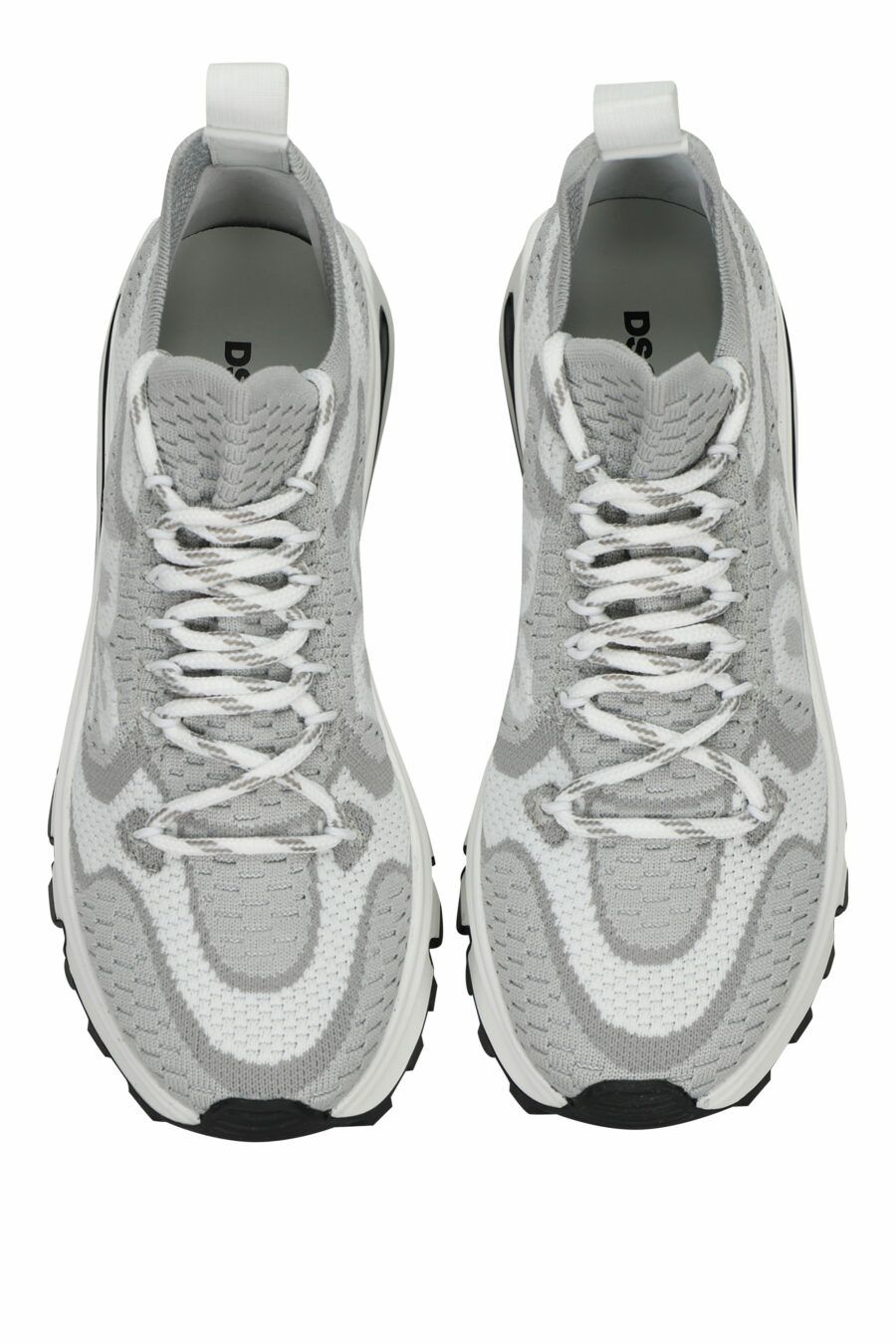 Zapatillas grises "Run D2" con suela cámara de aire - 8055777309858 4