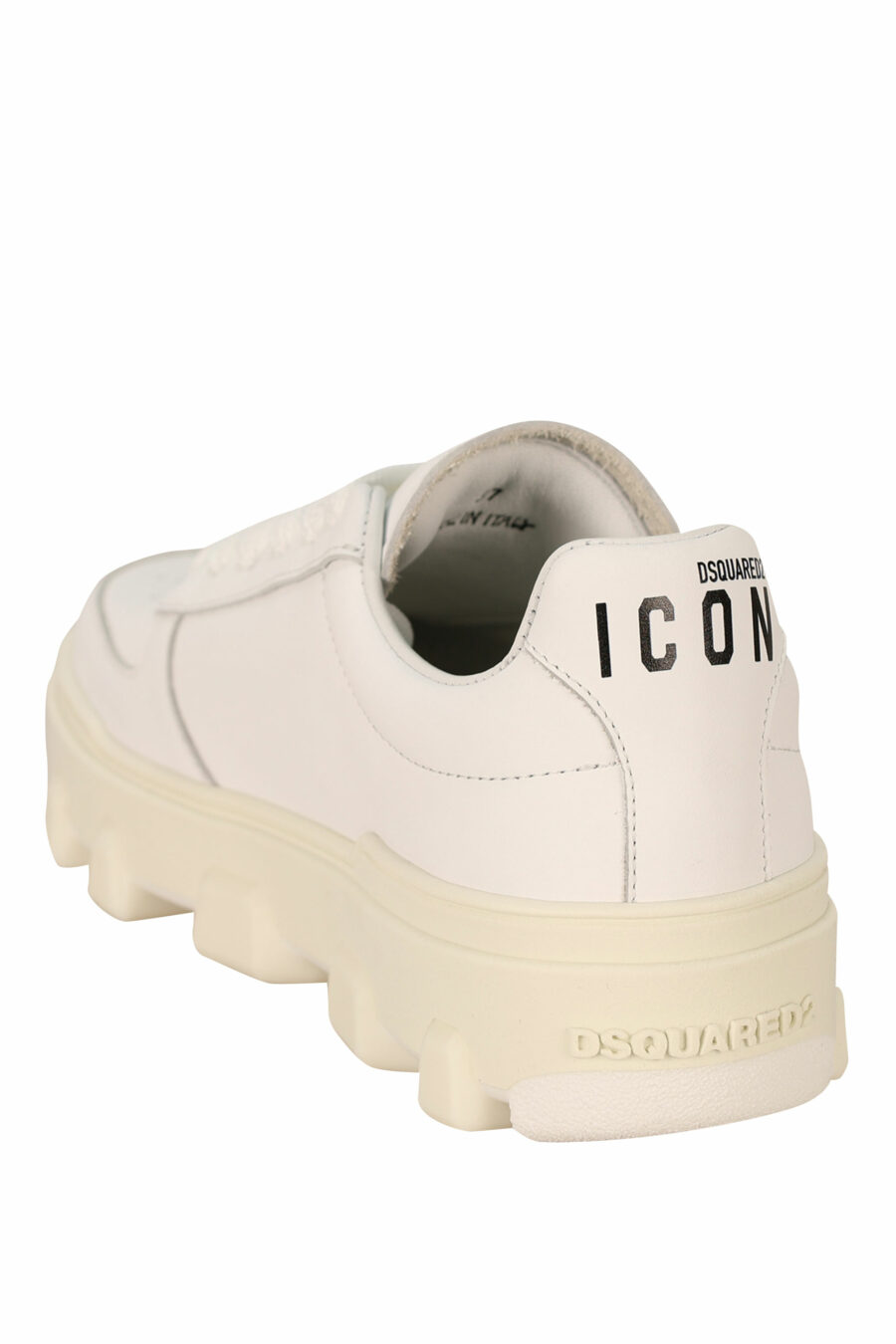 Zapatillas blancas con suela blanca y logo - 8055777311240 3