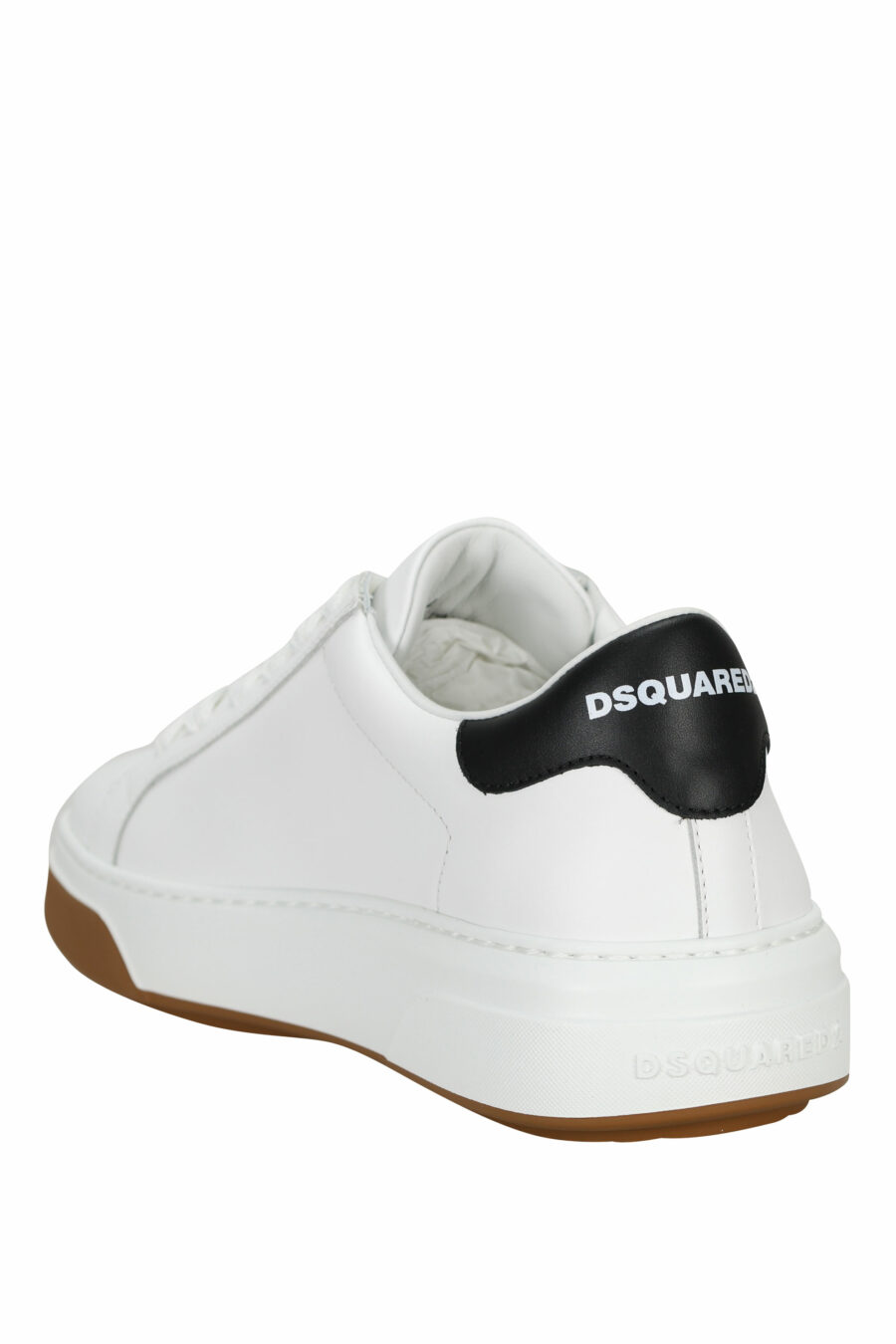 White trainers with red mini-logo and two-tone sole - 8055777319338 4