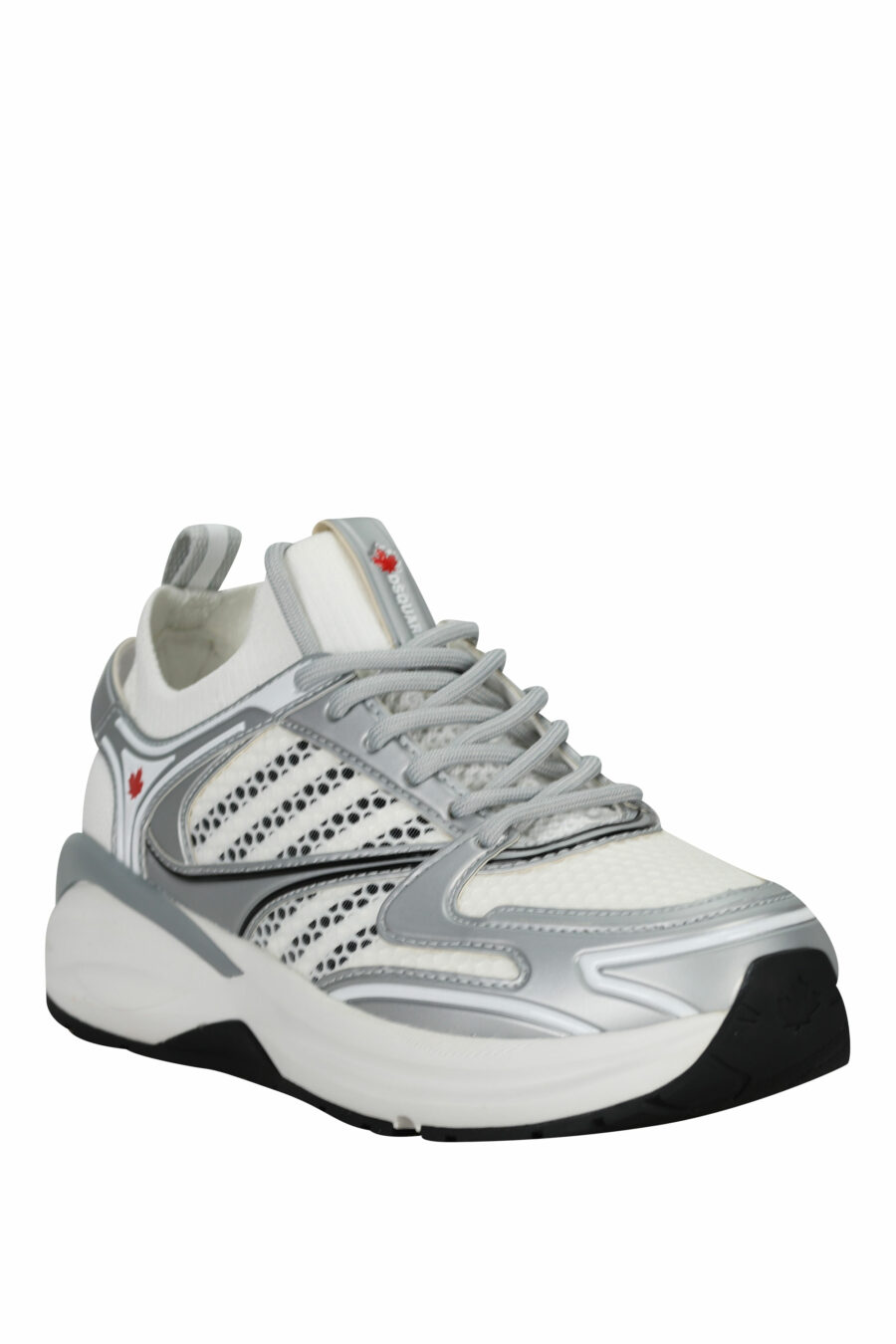 Zapatillas grises con plateado "dash" con logo - 8055777322376 1