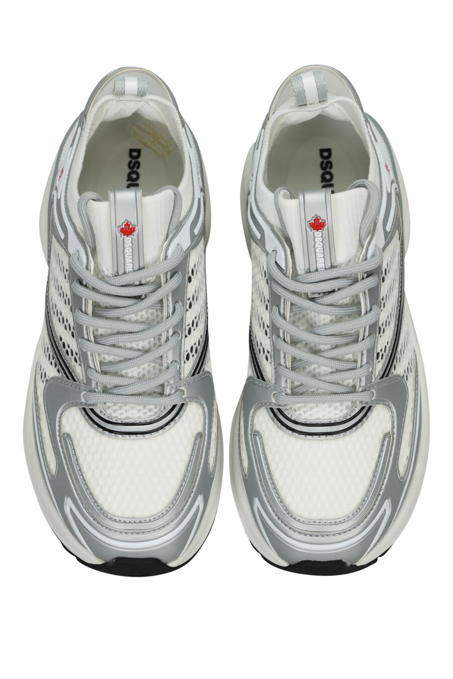 Zapatillas grises con plateado "dash" con logo - 8055777322376 4