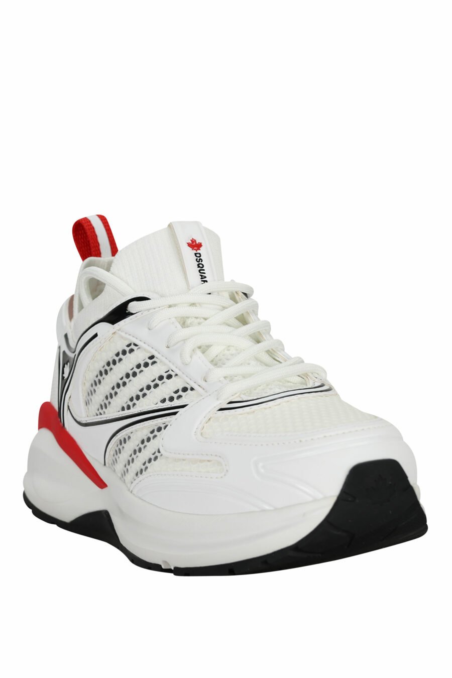 White trainers "dash" with red - 805777318317 1
