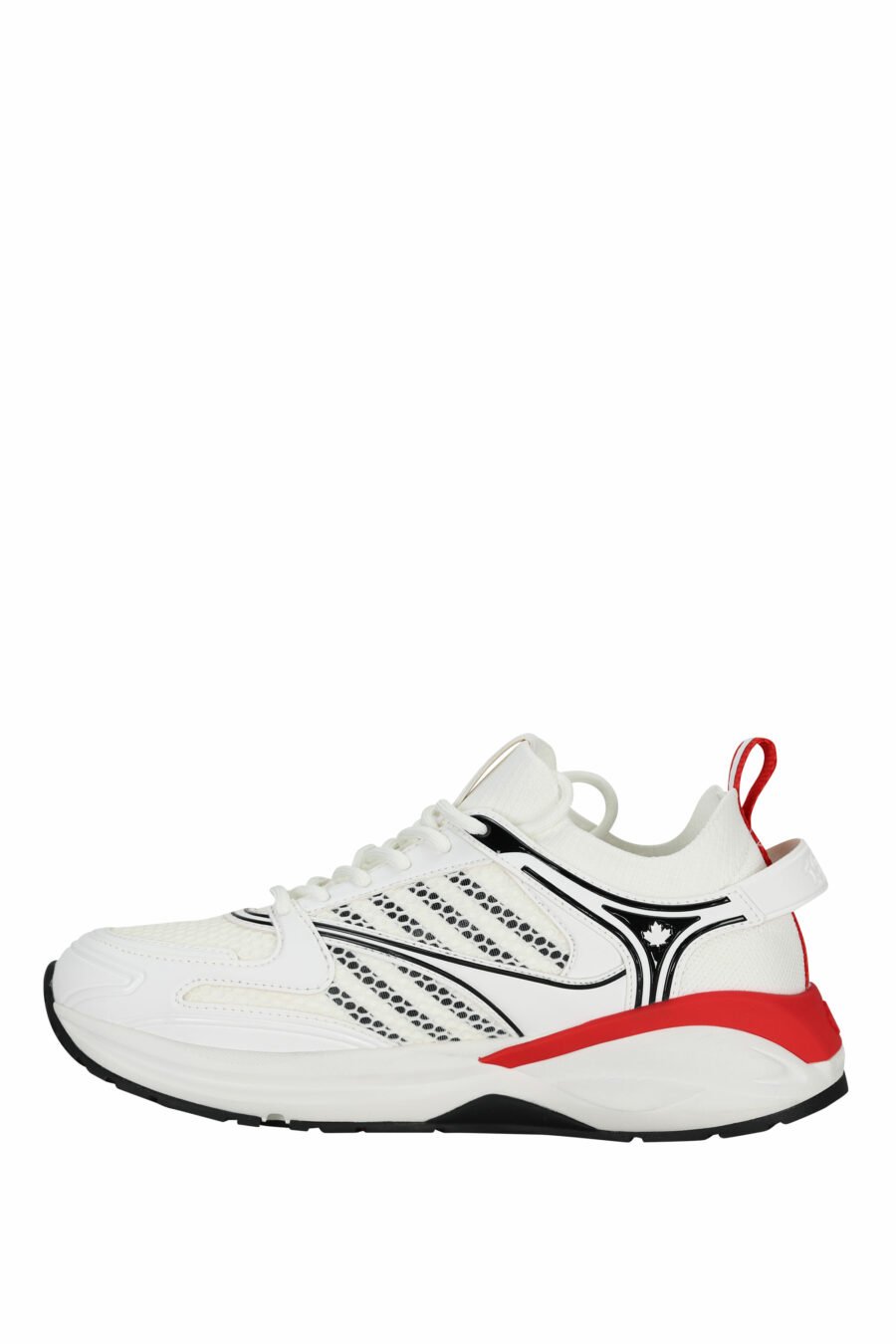 Zapatillas blancas "dash" con rojo - 805777318317 2