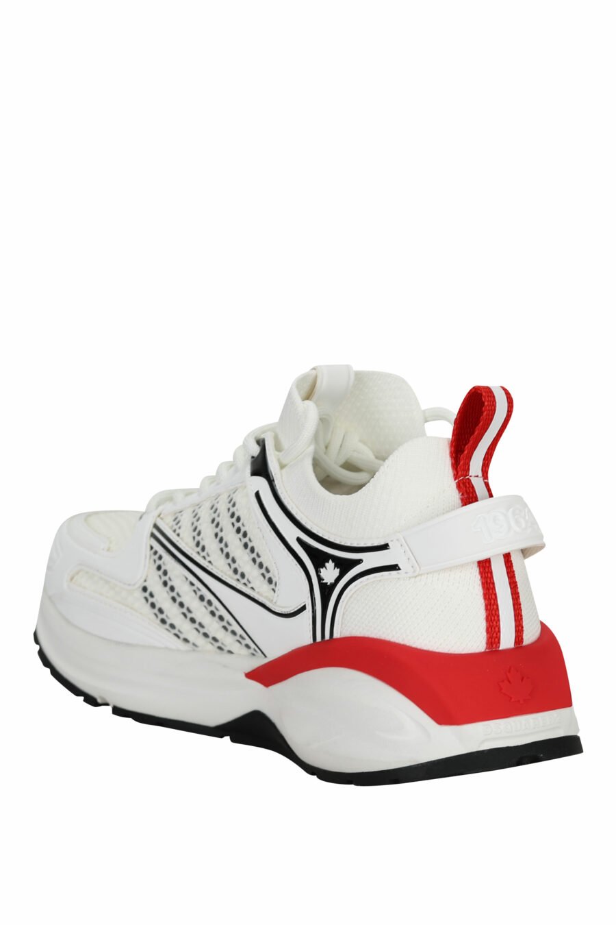 Zapatillas blancas "dash" con rojo - 805777318317 3