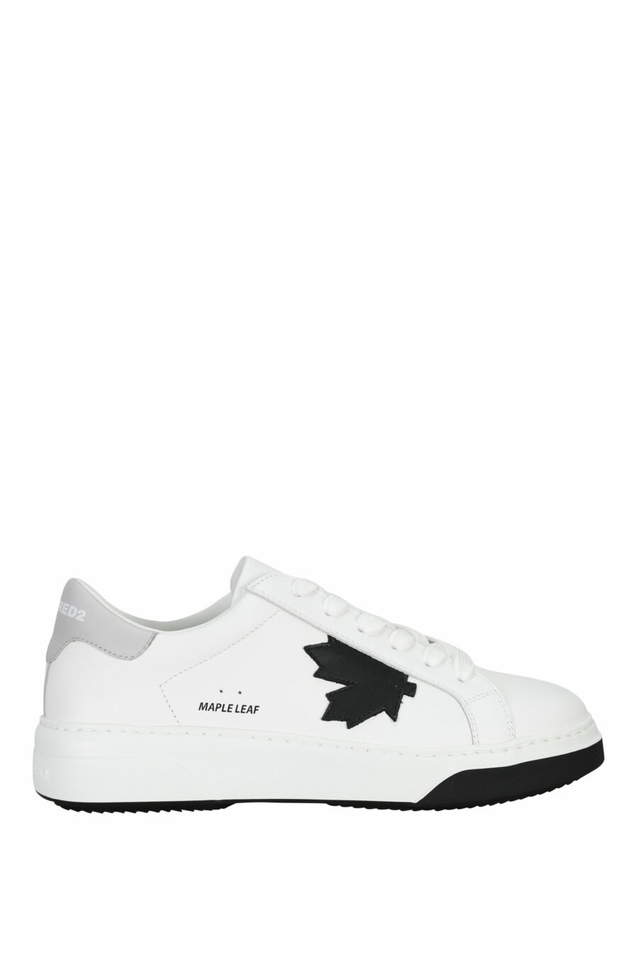 Zapatillas blancas con minilogo negro y suela bicolor - 805777319321