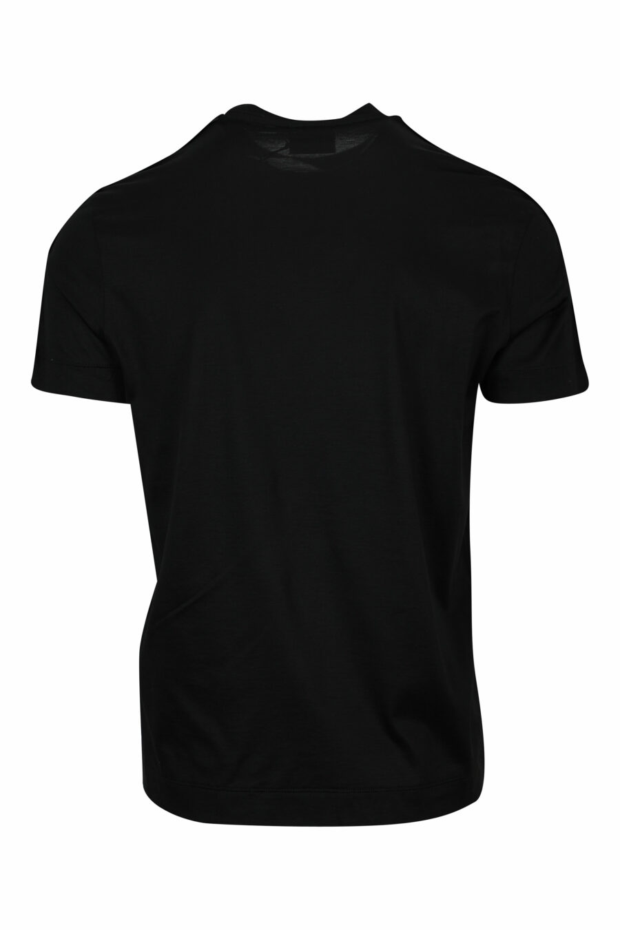 Camiseta negra con logo en hombros monocromático - 8057970958369 1