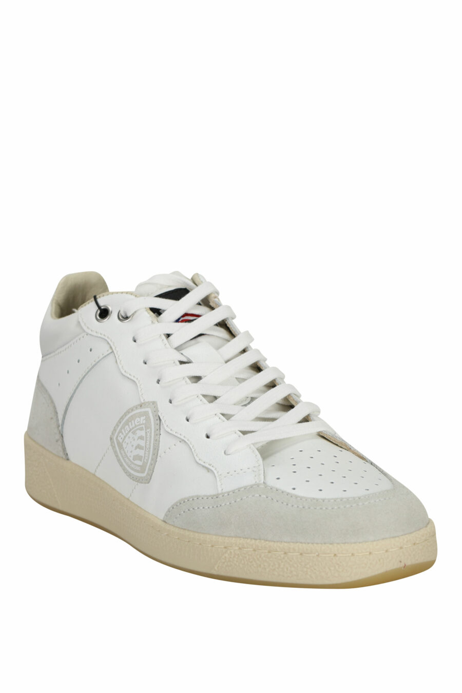White half-tight trainers with grey "murray" - 8058156546882 1