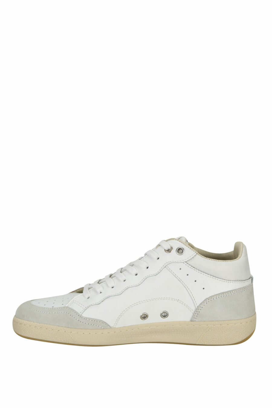 White half-tight trainers with grey "murray" - 8058156546882 2