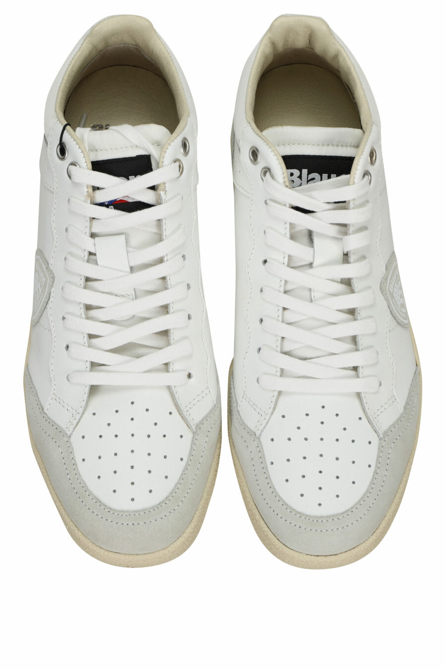 White half-tight trainers with grey "murray" - 8058156546882 4
