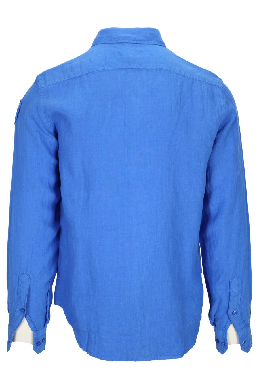 Camisa azul con minilogo escudo - 8058610776176 1