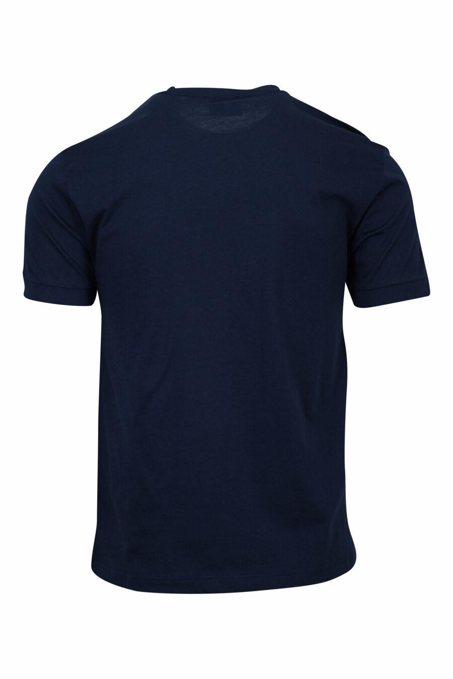 Camiseta azul oscuro con minilogo en cinta "lux identity" negro - 8058947490585 1