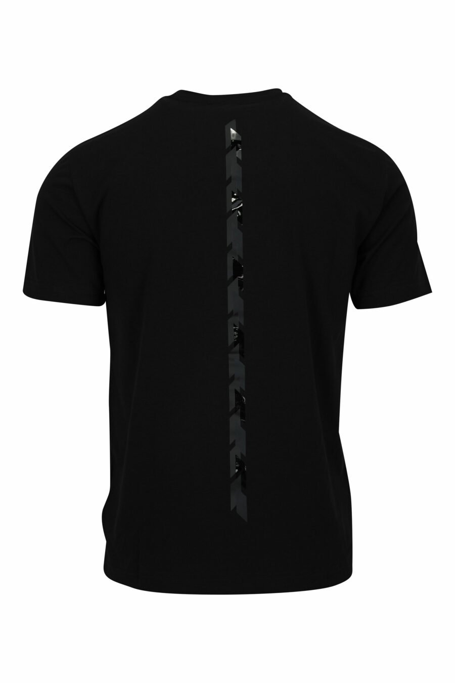 Camiseta negra con maxilogo "lux identity" triangulo - 8058947491148 1