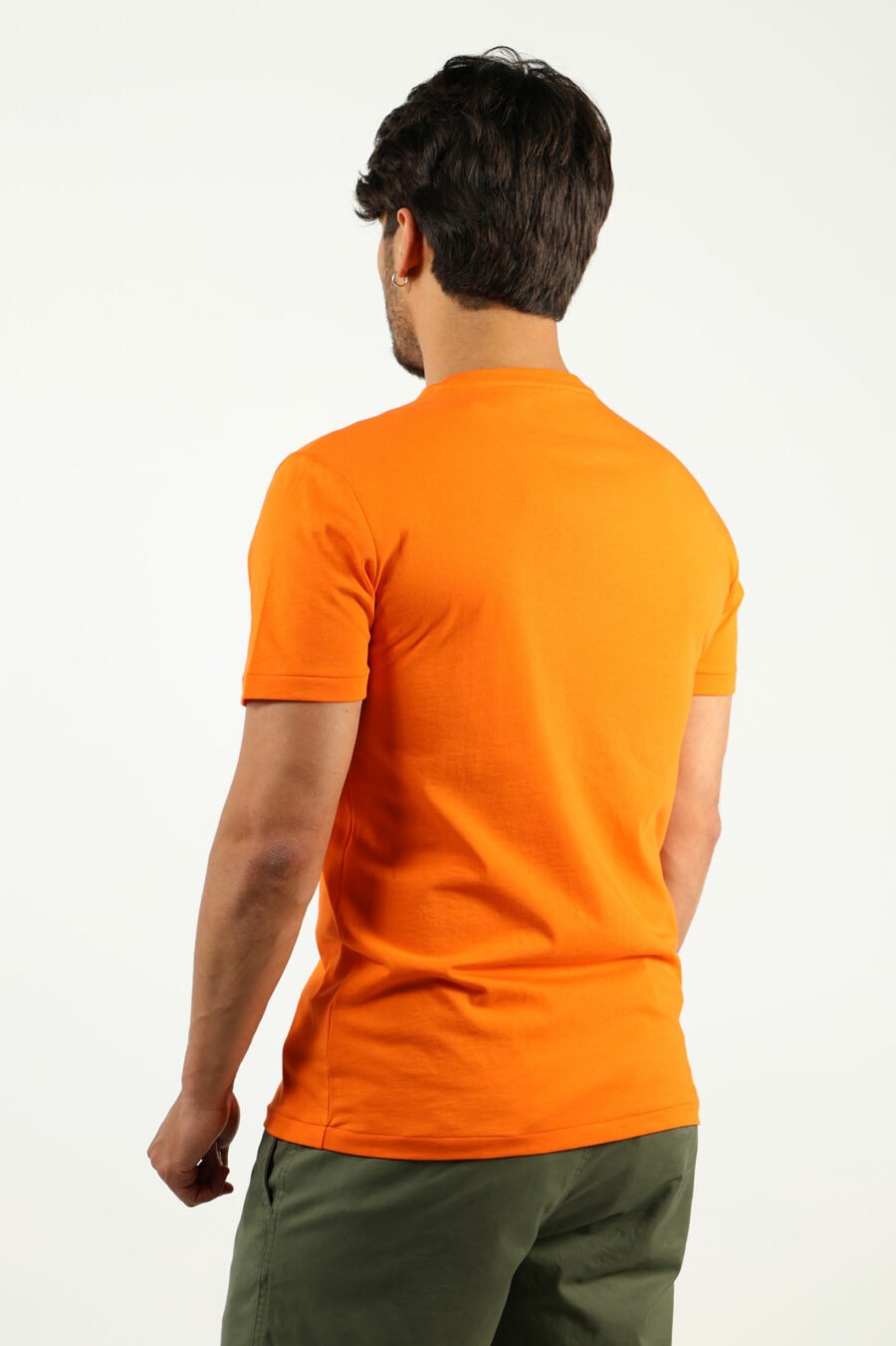 Camiseta naranja y verde con minilogo "polo" - number14003