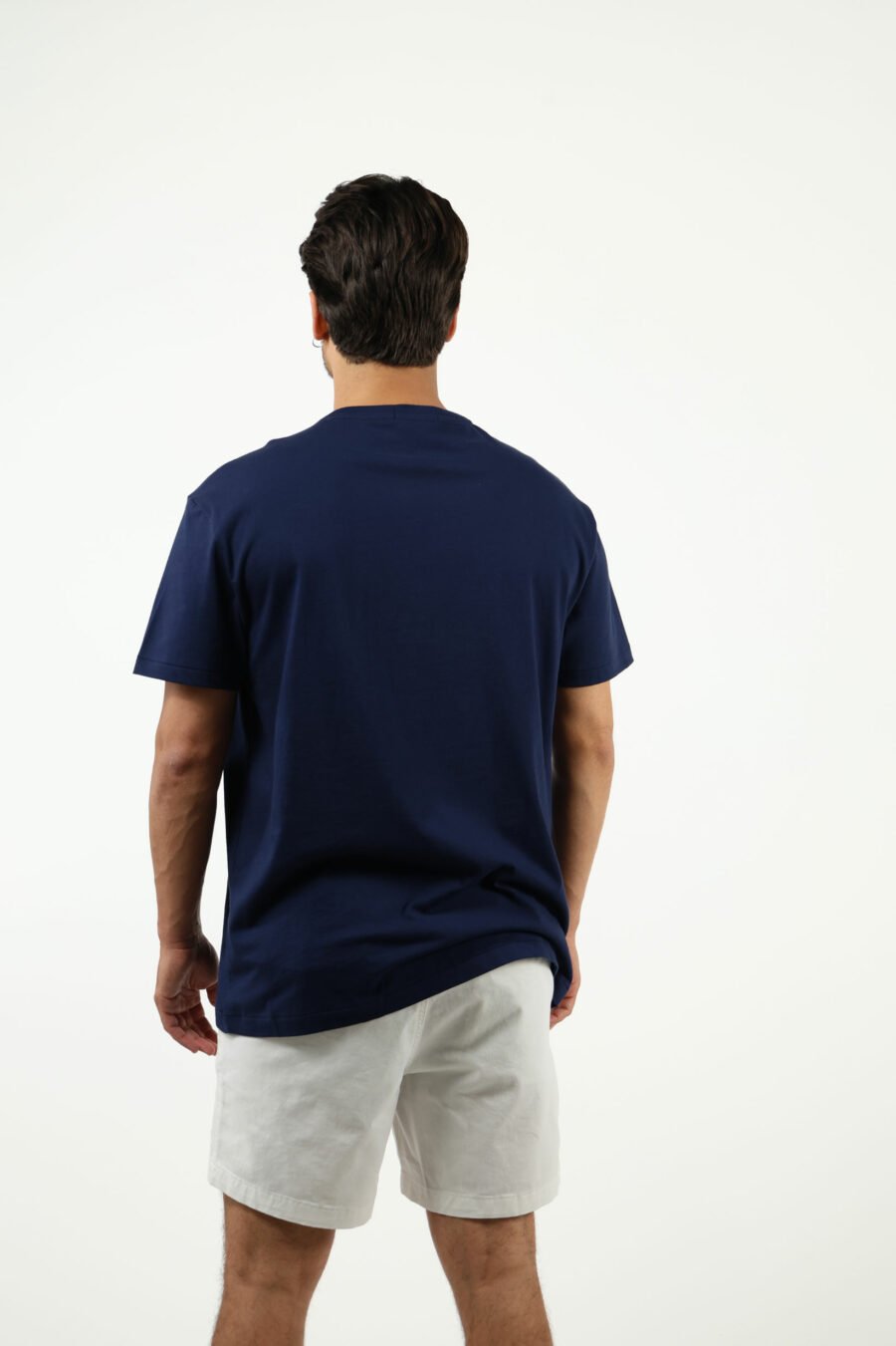 Camiseta azul oscura con maxilogo "polo bear" traje - number14037