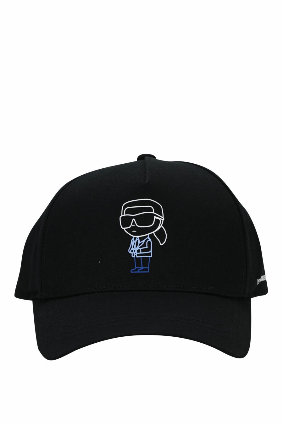 Gorra negra con logo "karl" azul - 4062226701709