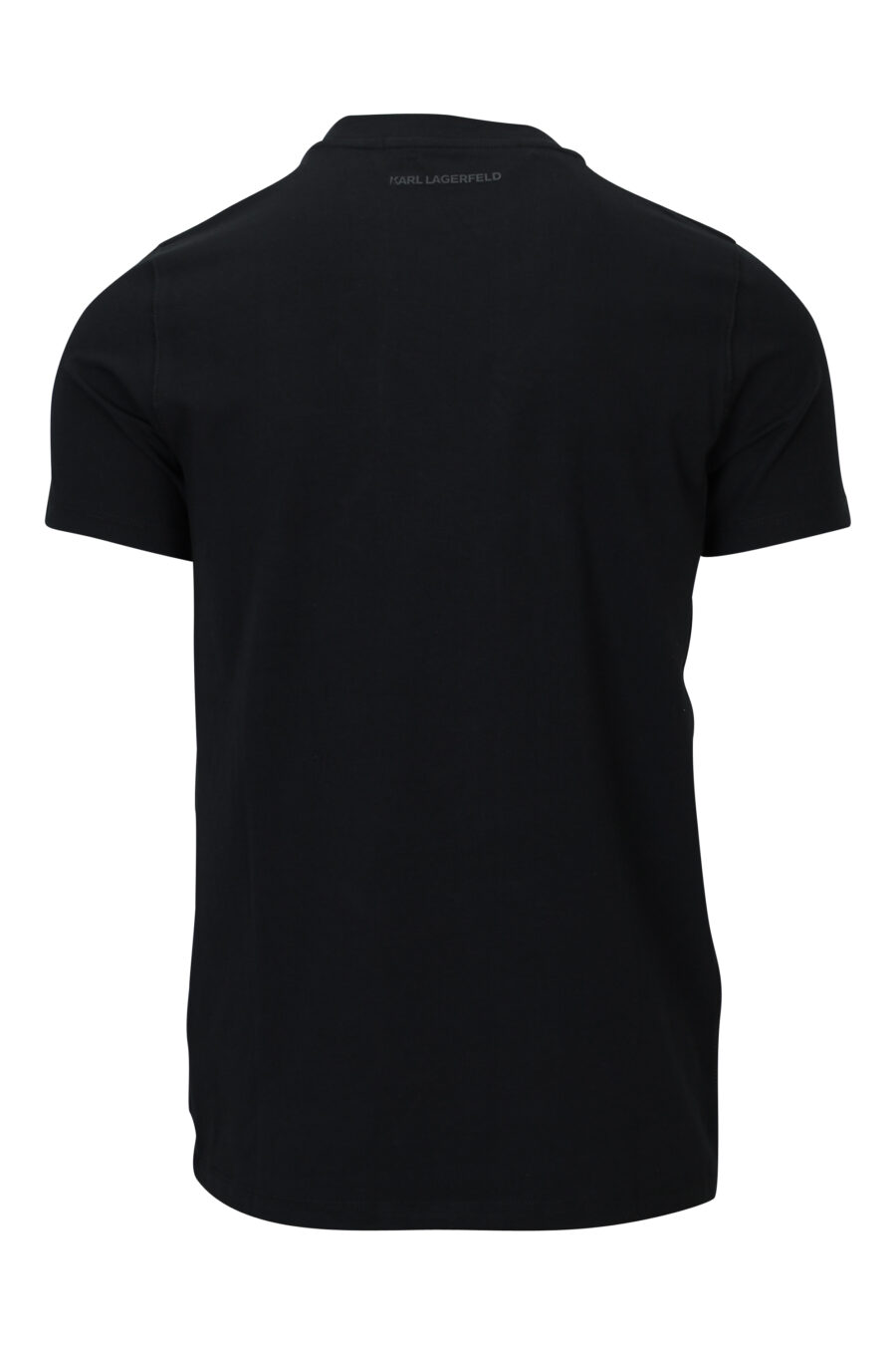 Camiseta negra con maxilogo firma delineado "rue st guillaume" - 4062226958608 1