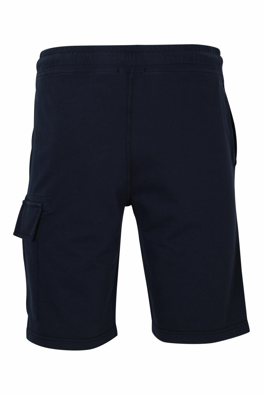 Pantalón de chándal corto azul oscuro estilo cargo con logo lente - 7620943730494 2