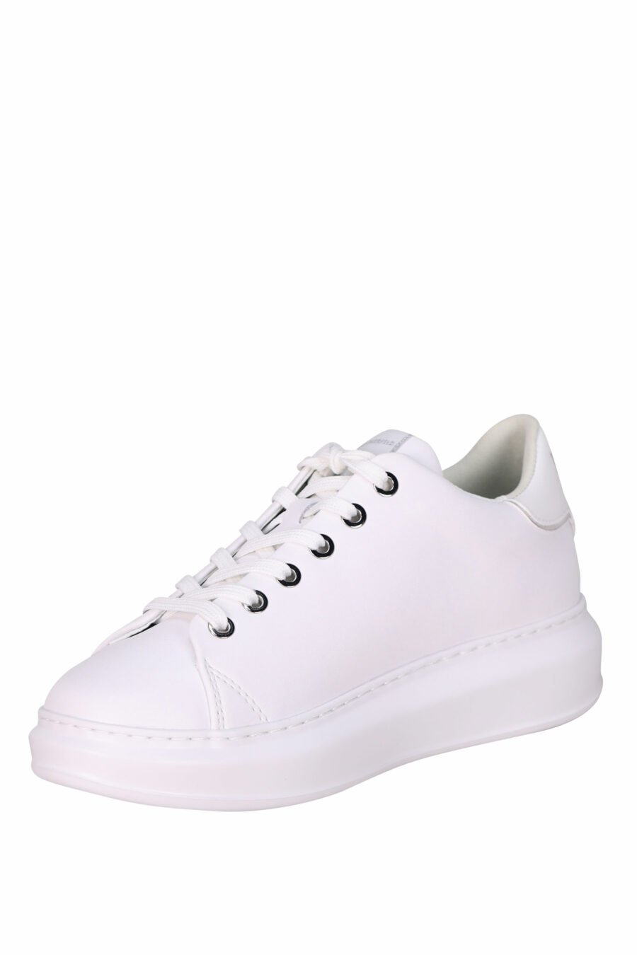 Zapatillas blancas "kapri" con detalle purpurina - 5059529351570 3