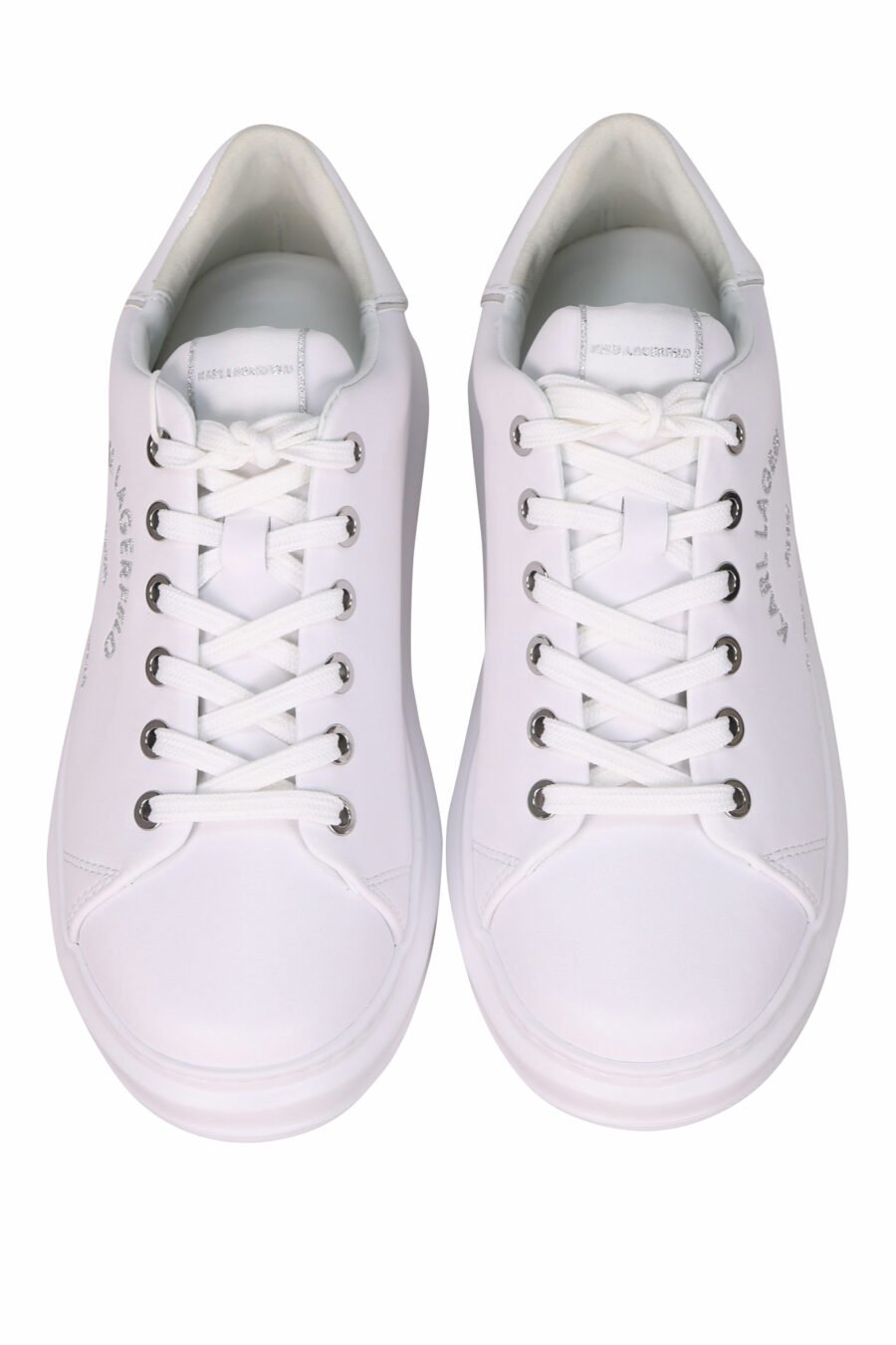 Zapatillas blancas "kapri" con detalle purpurina - 5059529351570 4