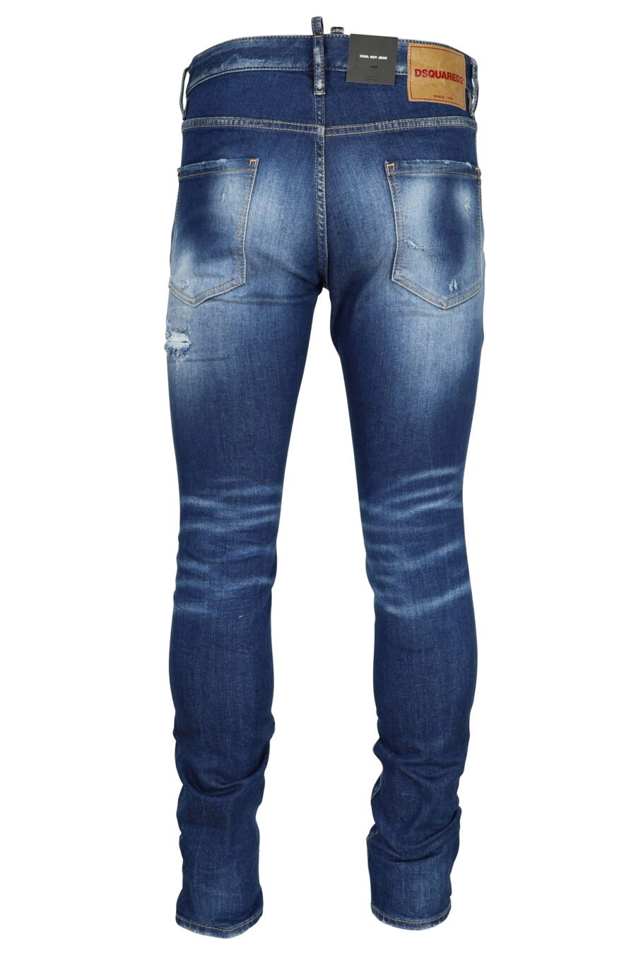 Pantalón vaquero azul claro "cool guy" con efecto lavado y rotos - 8054148339203 2