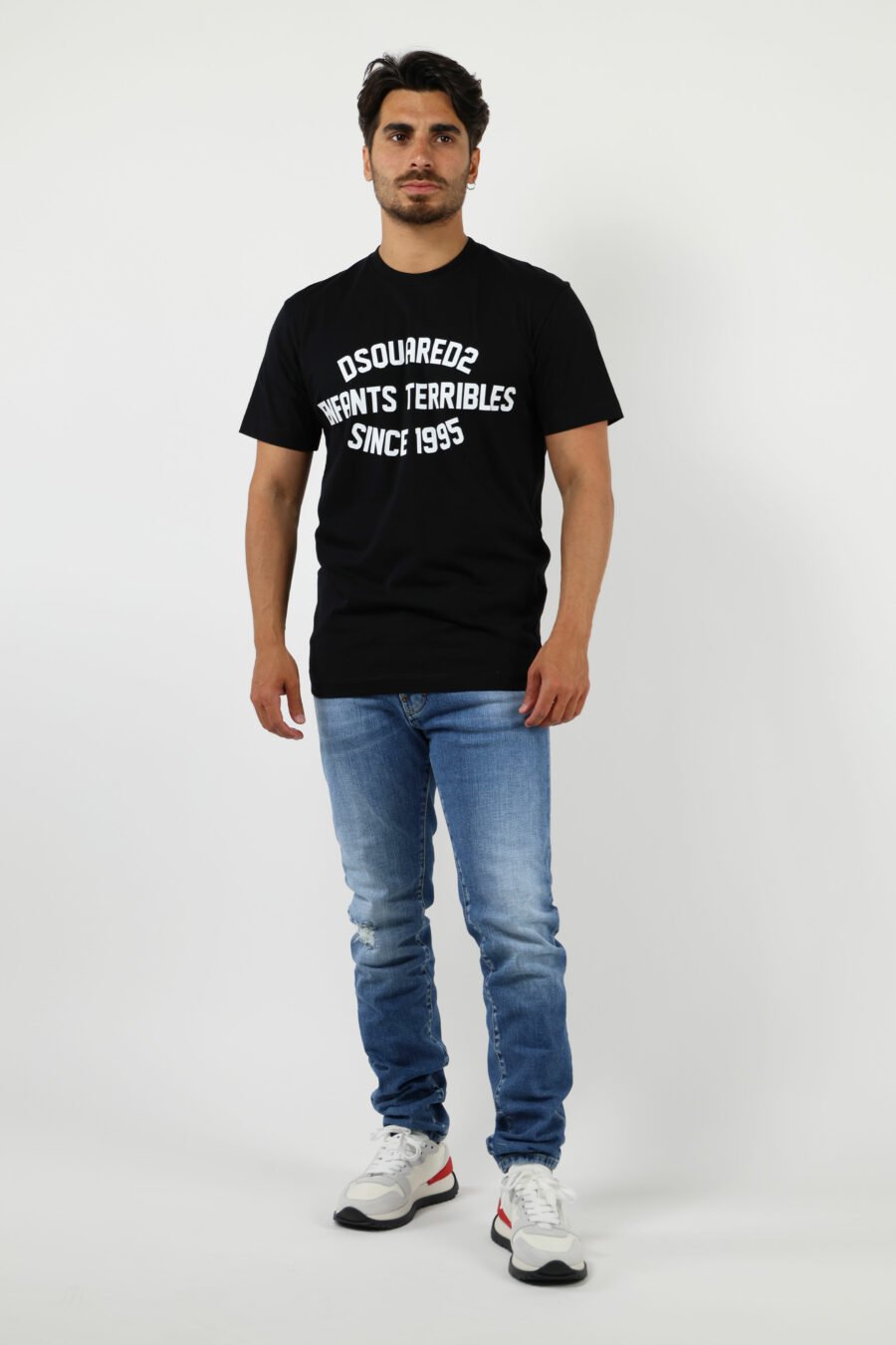 Camiseta negra con maxilogo "enfants terribles since 1995" - 8054148504212 1