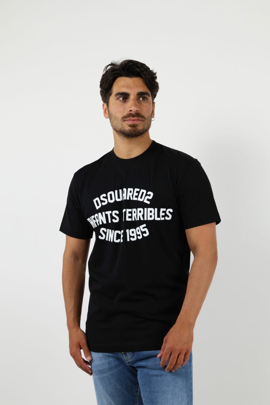Camiseta negra con maxilogo "enfants terribles since 1995" - 8054148504212 1 1