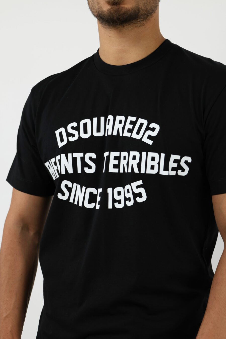 Camiseta negra con maxilogo "enfants terribles since 1995" - 8054148504212 2