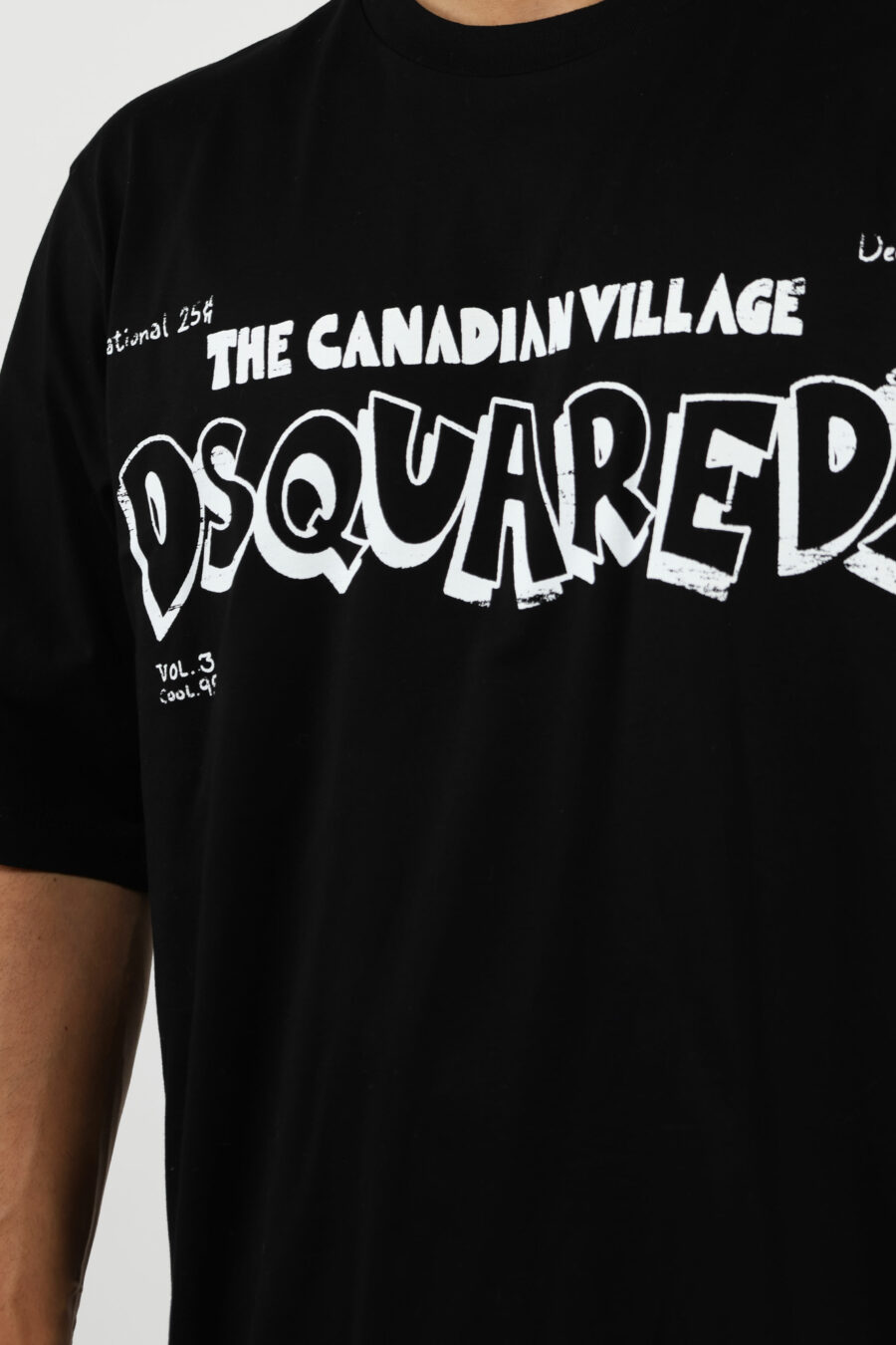 Camiseta negra con maxilogo "canadian team 1995" - number14479