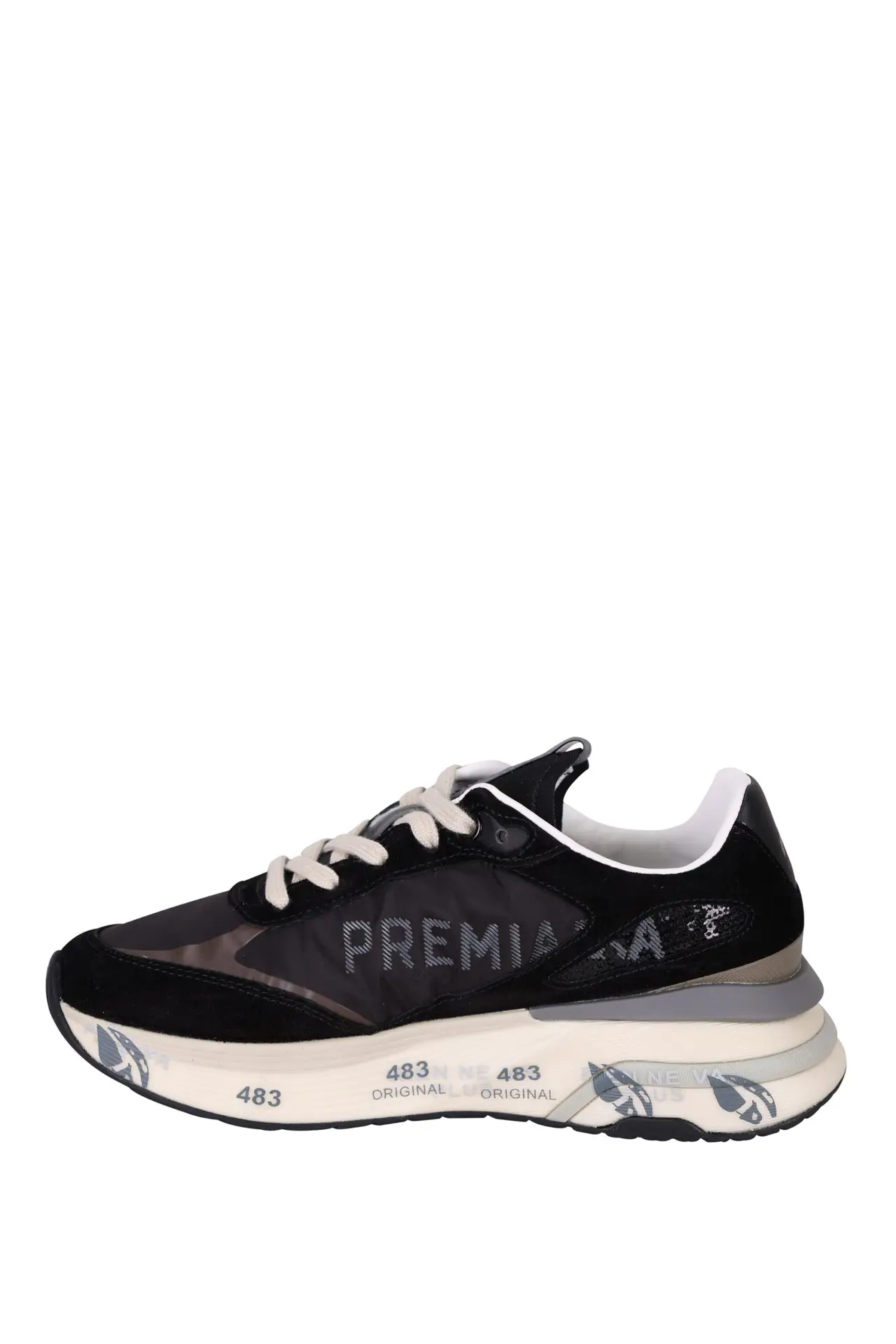 スニーカー PREMIATA Women Sneakers CASSIE7386 Black Sneaker Black Premiata - Le Follie Shop
