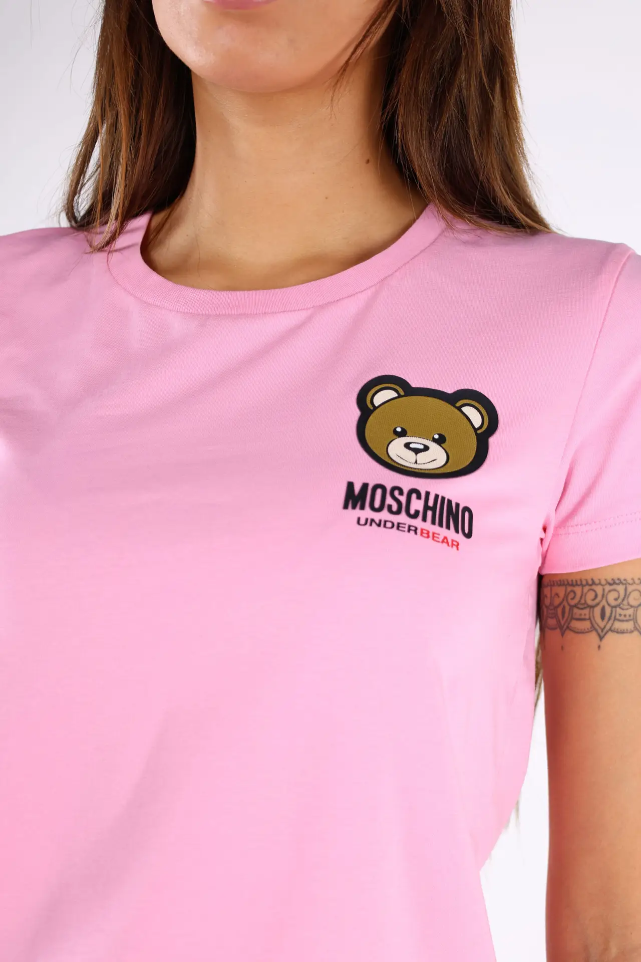 MOSCHINO テディベアプリント Tシャツ ピンク Moschino Teddy Bear Pink cotton t-shirt Size M | eBay