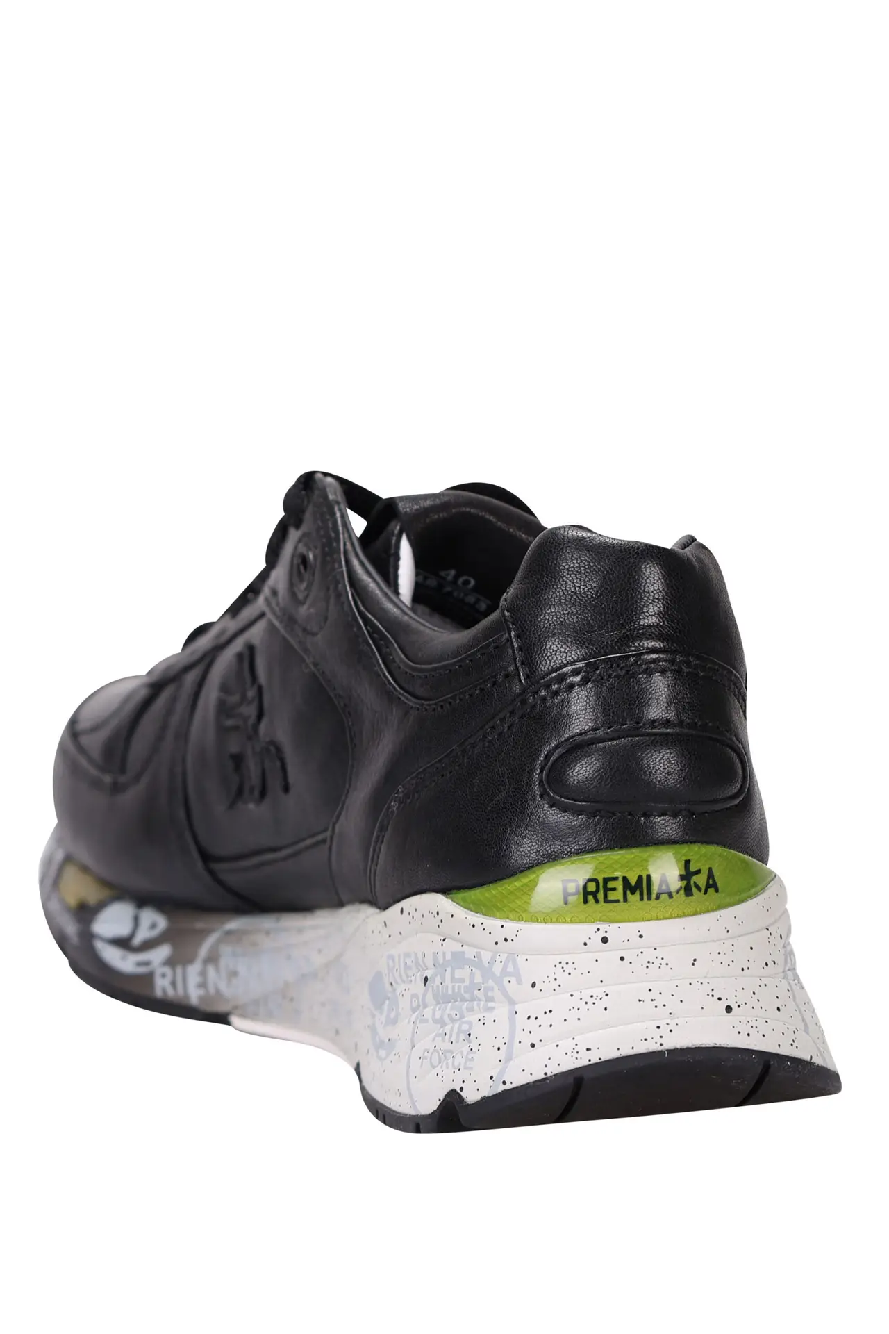 スニーカー PREMIATA Women Sneakers BETH7380 Black Premiata Women's Sneakers in Black Perforated Leather and