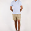 Pólo azul claro com minilogo "lacoste" - 3570670008677 1