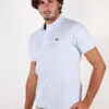 Polo azul claro con minilogo "lacoste" - 3570670008677 1 1