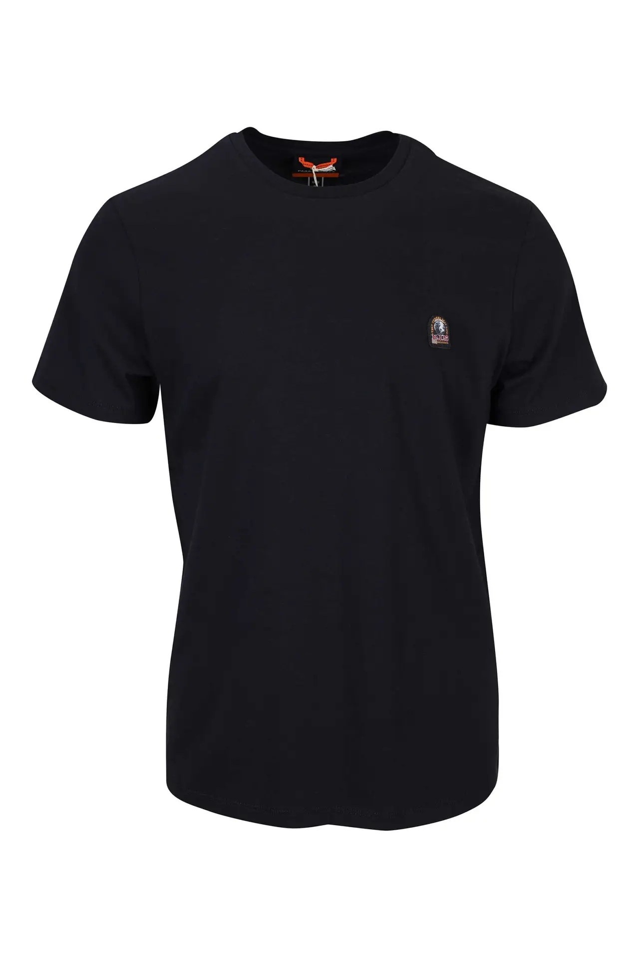 Parajumpers - Schwarzes T-Shirt mit Mini-Logo vorne 