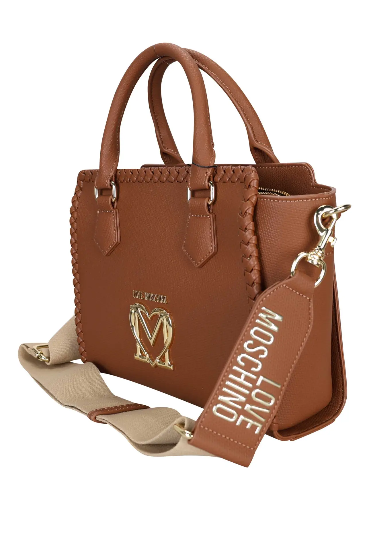 Handbag Sandali Trussardi 2019 Love Moschino Brown Mini Shopper